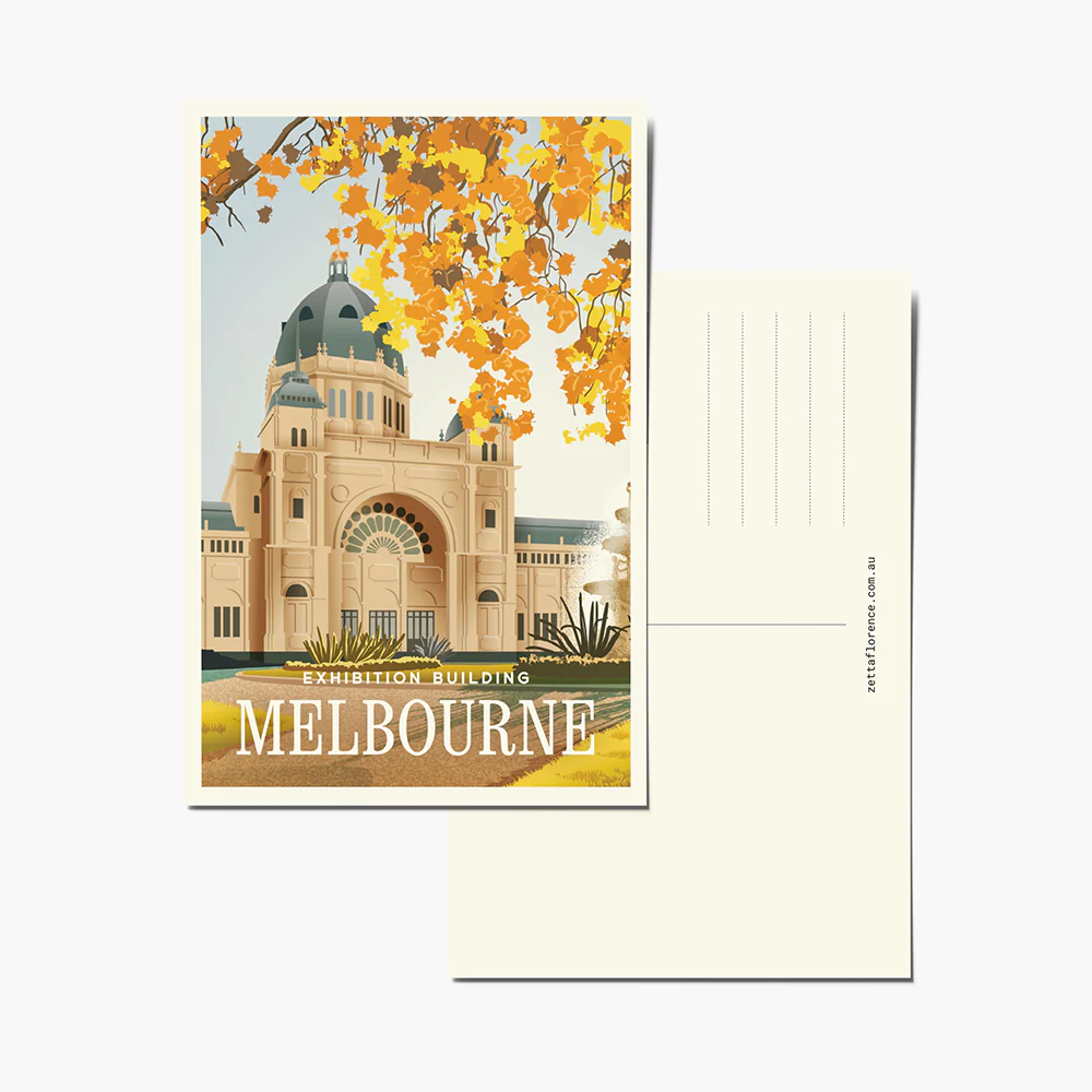 Postcard - Melbourne Exhibition Building - Image 2
