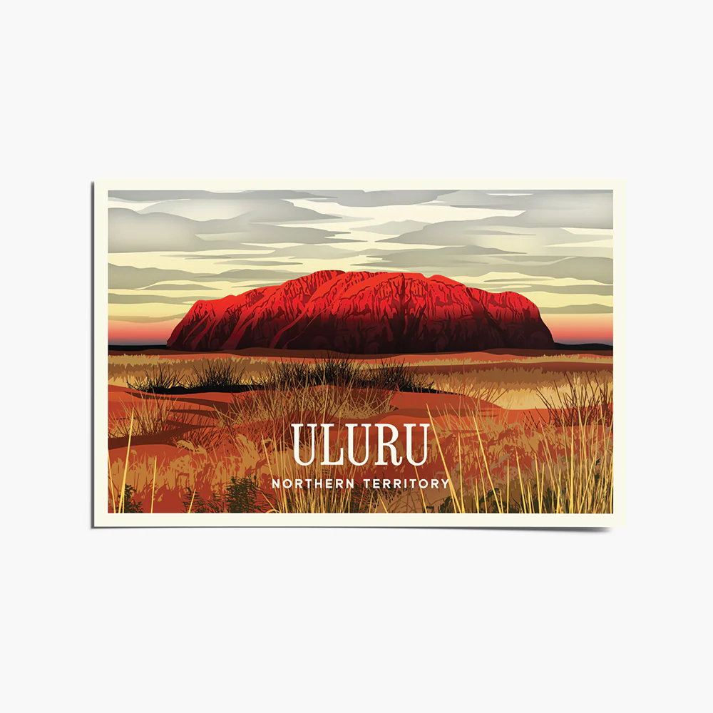 Postcard - Uluru