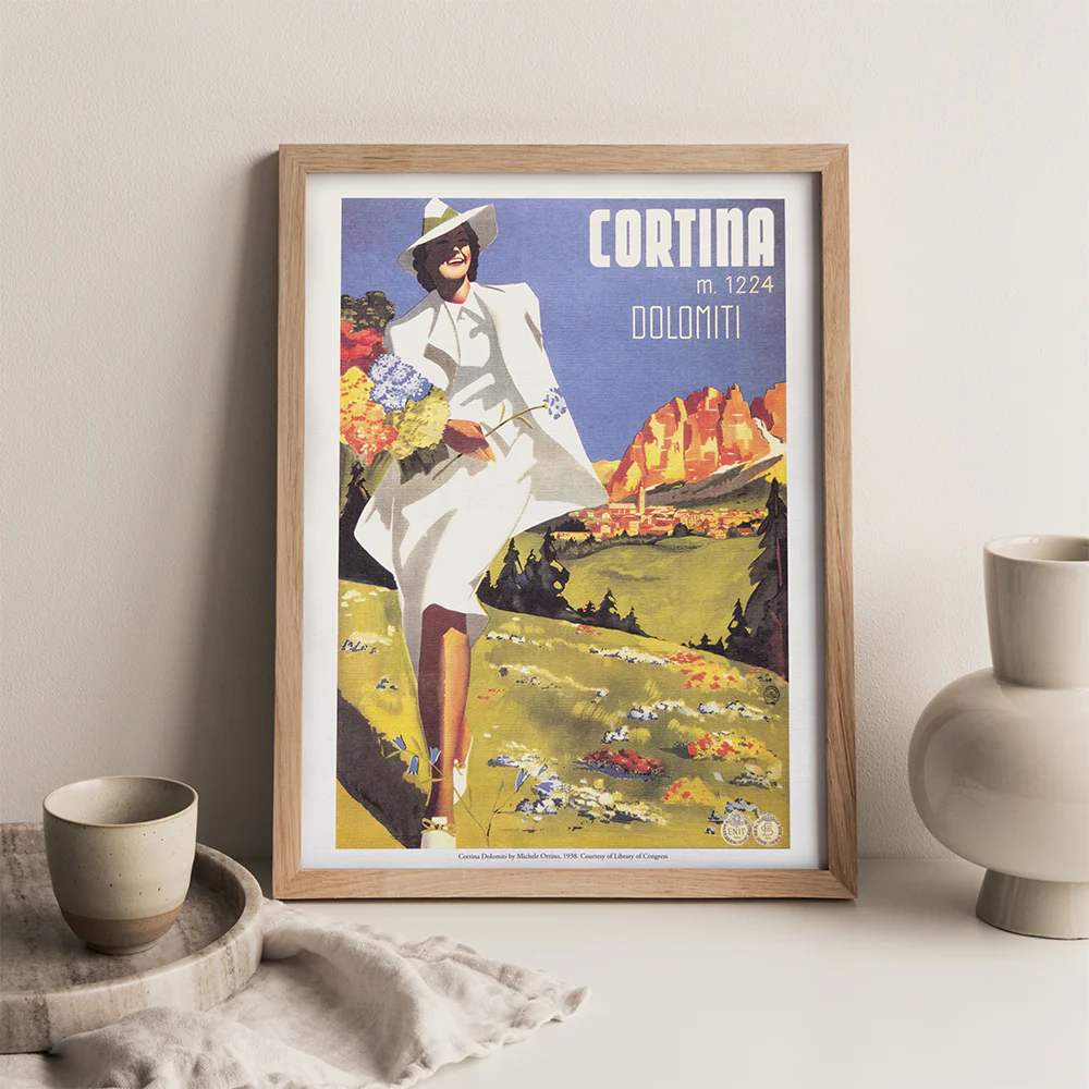 Print - Cortina  by Michele Ortino, 1938