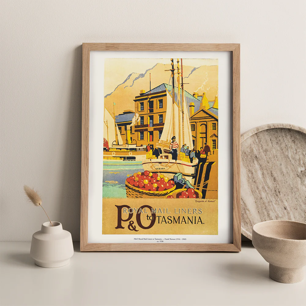 Print - P & O Royal Mail Liners to Tasmania