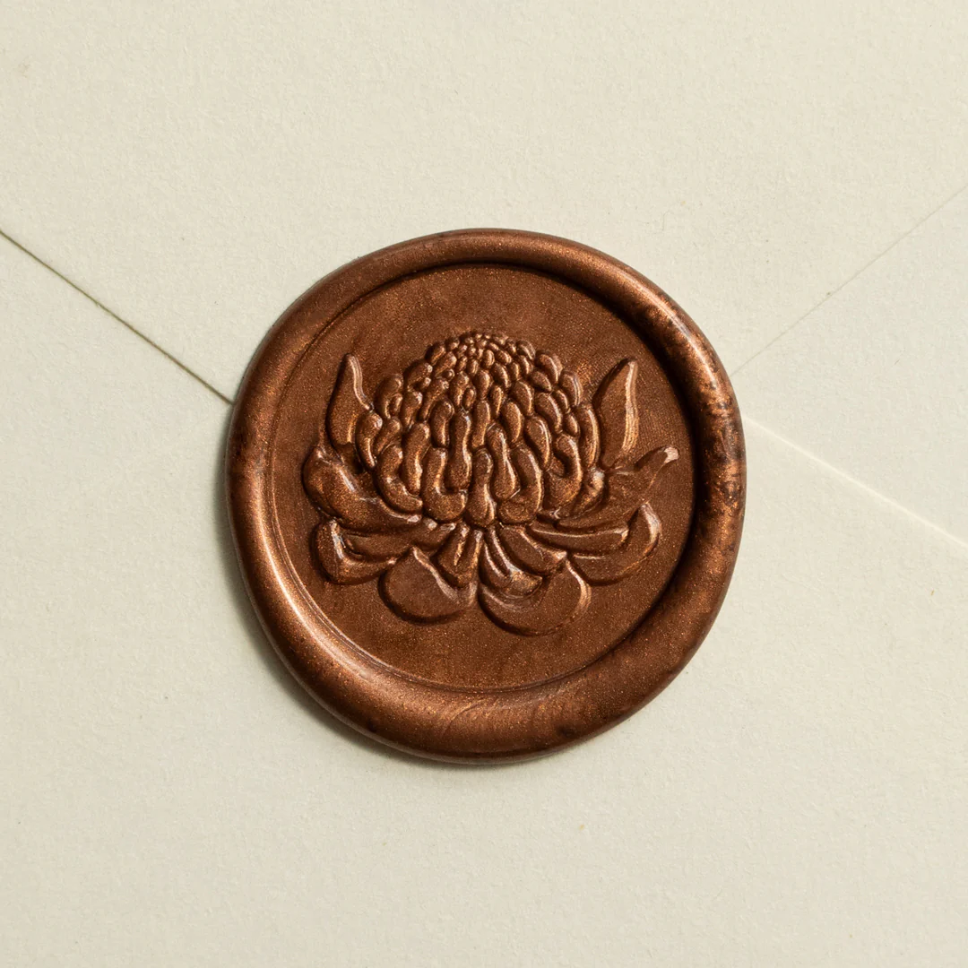 Wax Stamp - Waratah