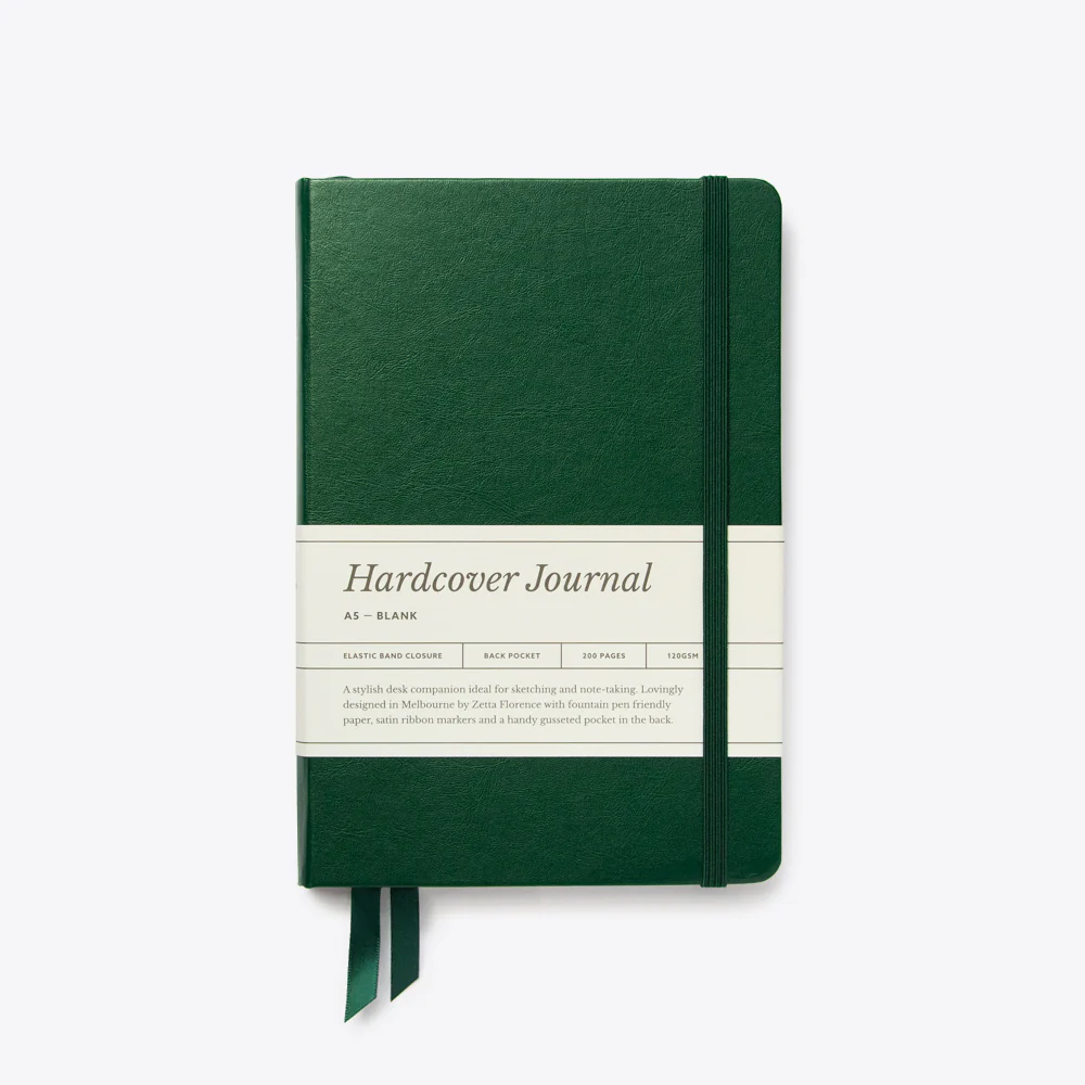 Blank Hardcover Elastic Journal - A5 - Image 13