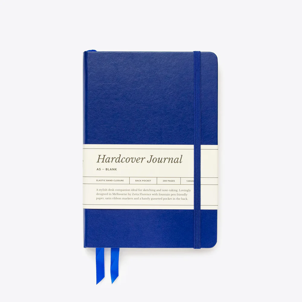 Blank Hardcover Elastic Journal - A5 - Image 17