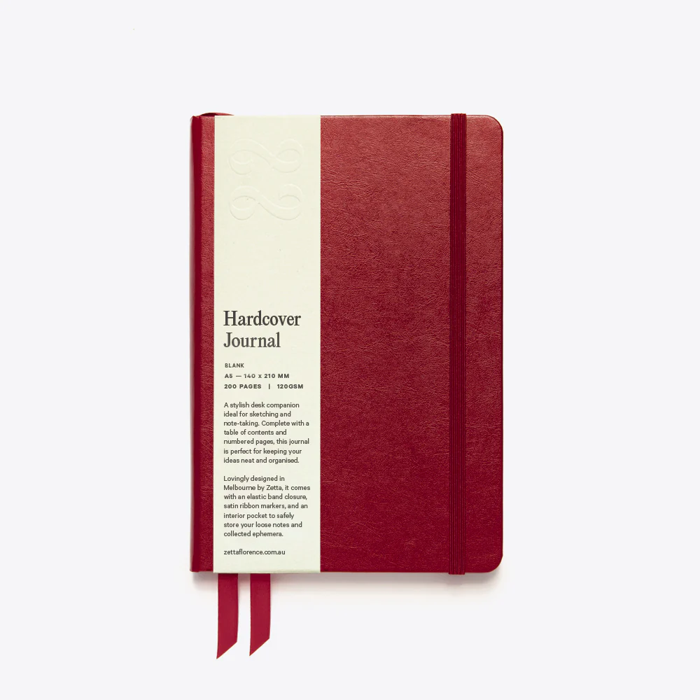 Blank Hardcover Elastic Journal - A5 - Image 21