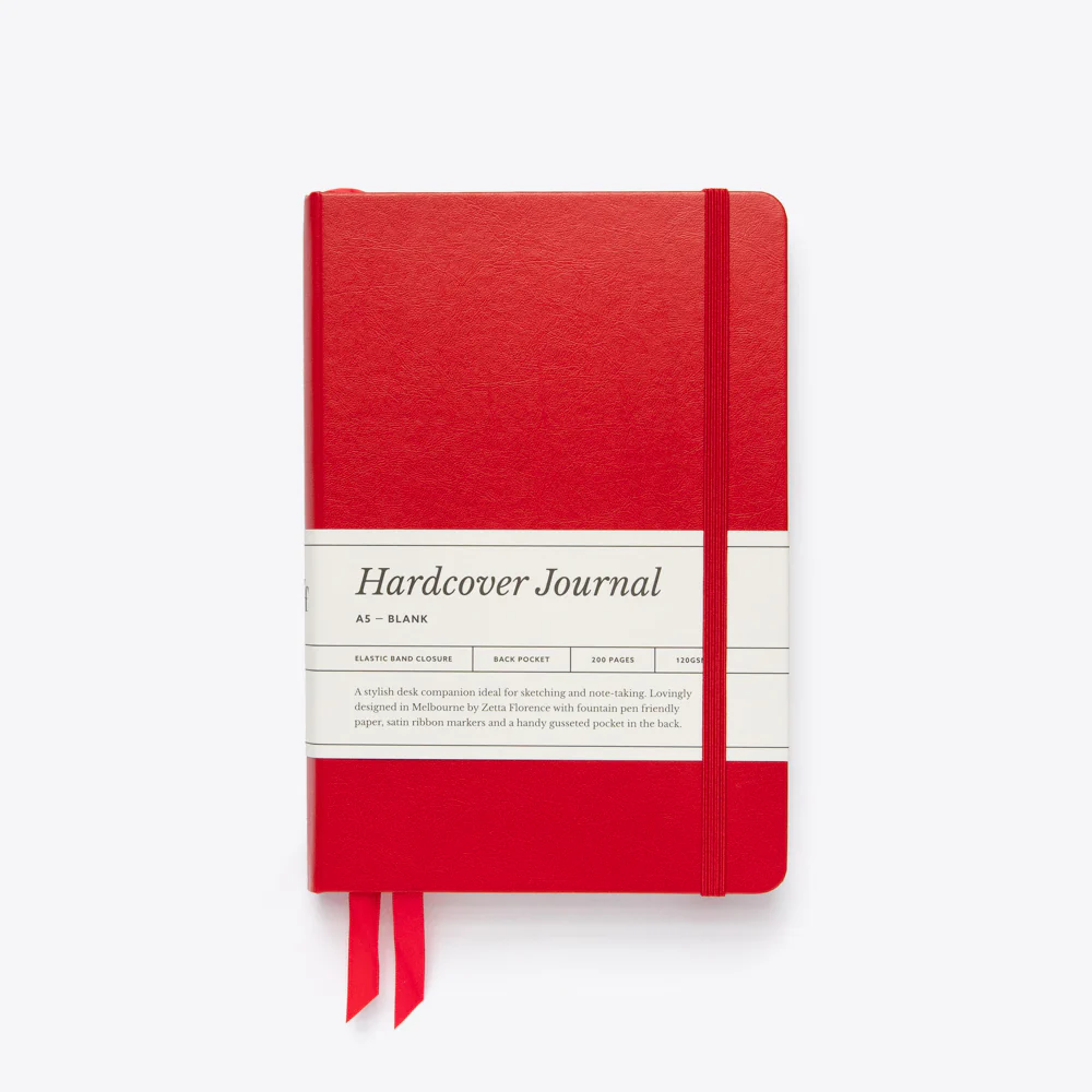 Blank Hardcover Elastic Journal - A5 - Image 9