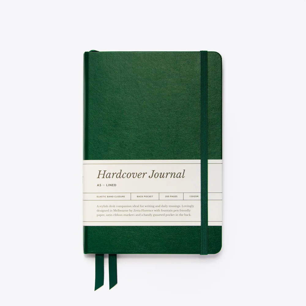 Lined Hardcover Elastic Journal - A5 - Image 13