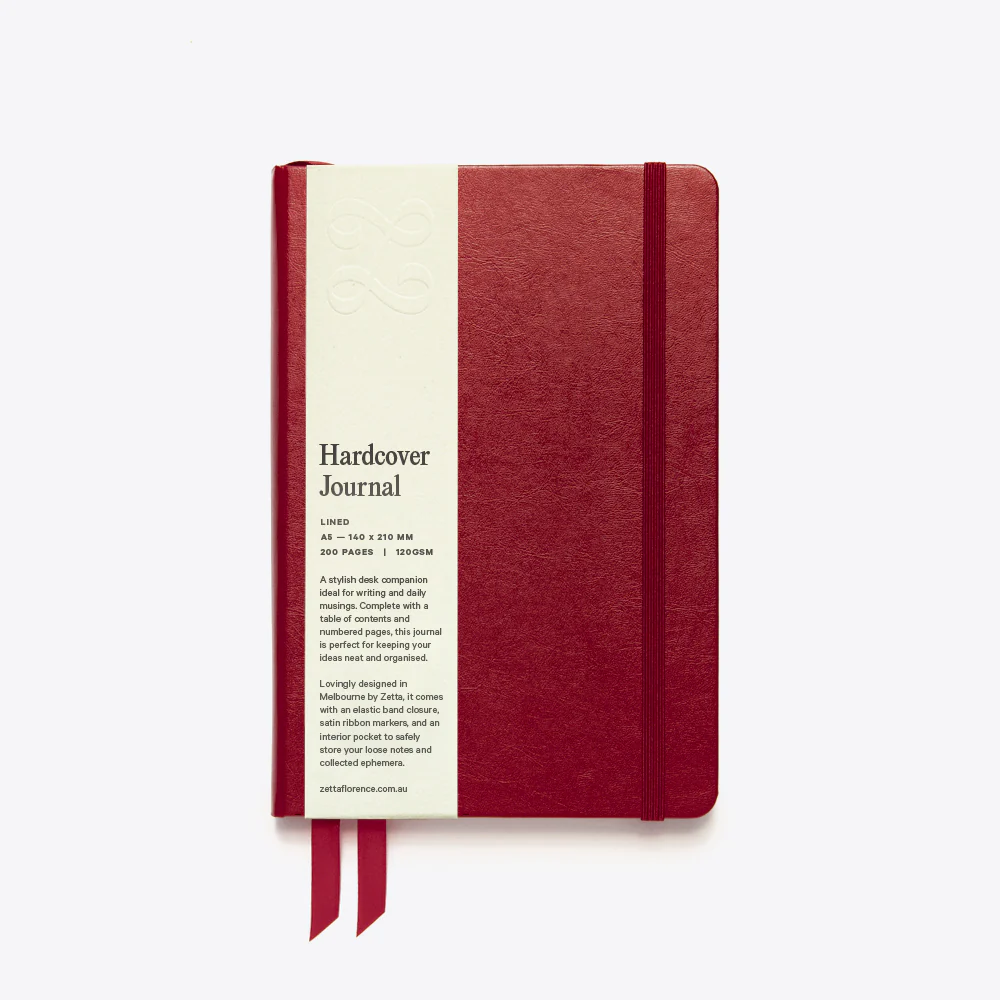 Lined Hardcover Elastic Journal - A5 - Image 21