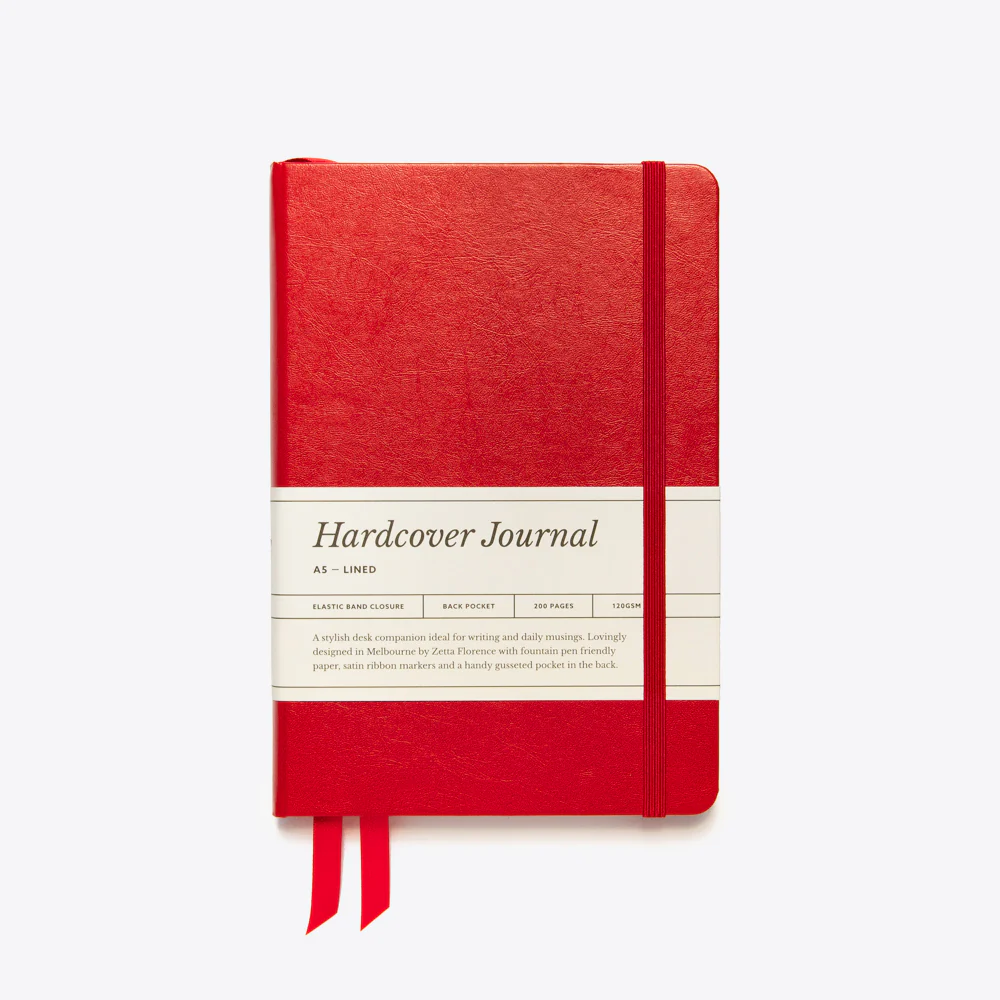 Lined Hardcover Elastic Journal - A5 - Image 9